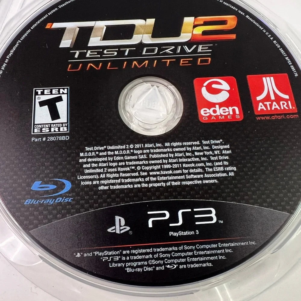 Test Drive Unlimited 2 for PS3 -‎ Black